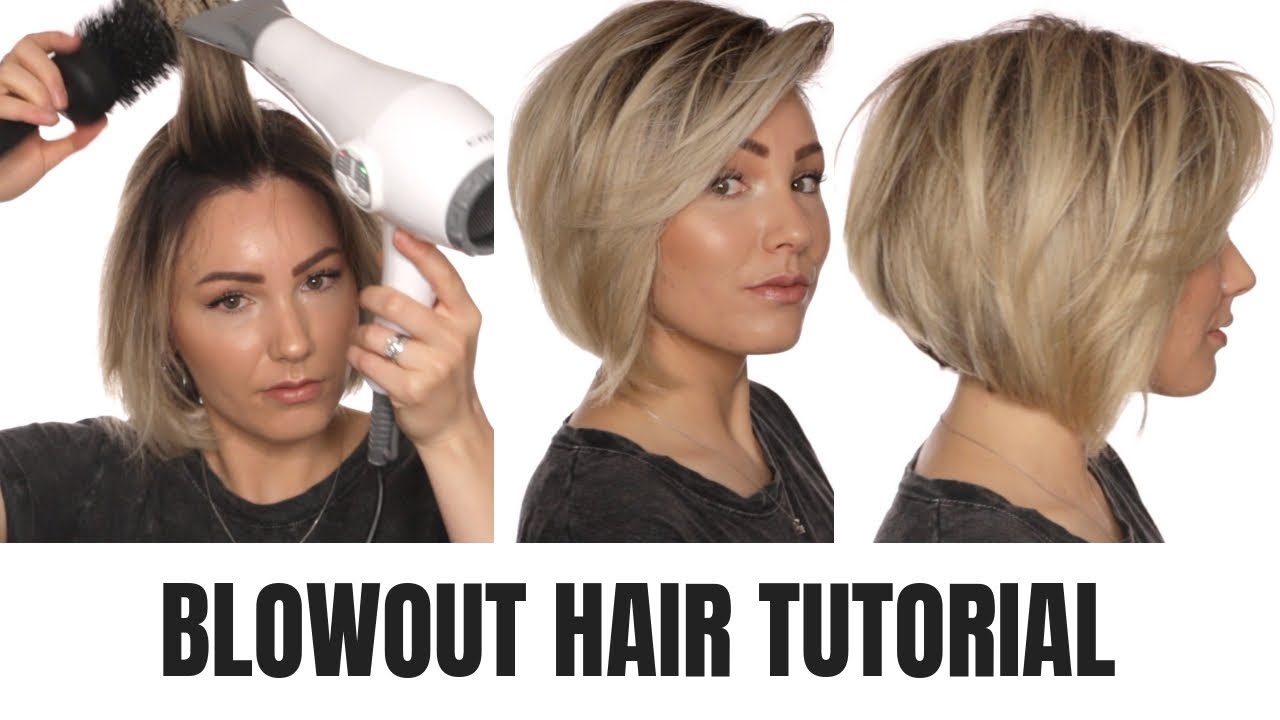 How to Style Short Hair With Blow Dryer
