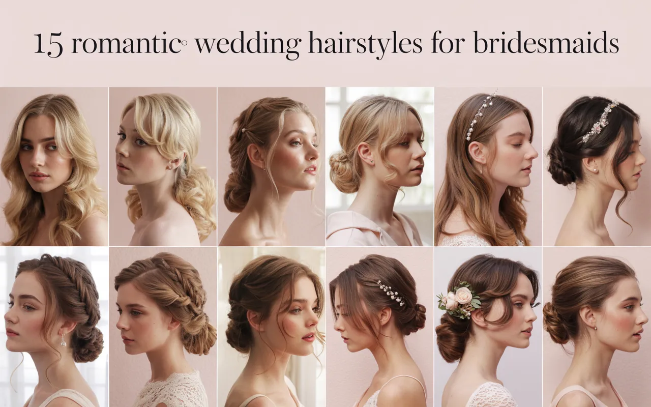 15 Romantic Wedding Hairstyles for Bridesmaids