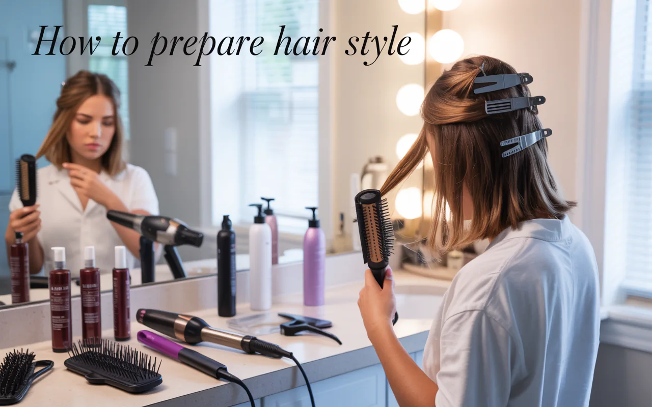 How To Prepare Hair Style