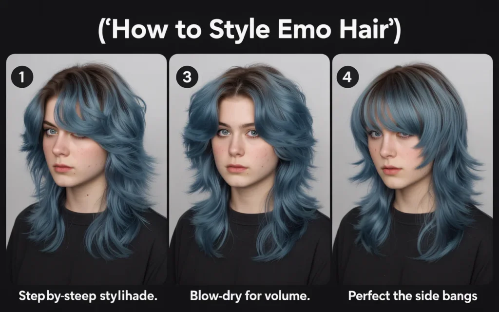How To Style Emo Hair in 5 Minutes