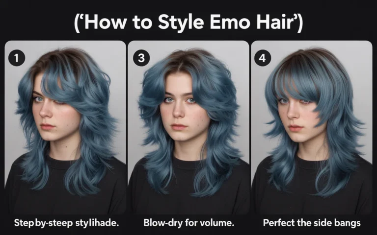 How To Style Emo Hair