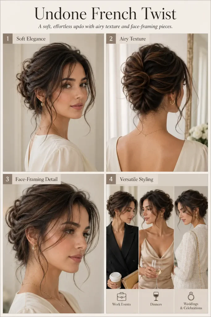07. Undone French Twist