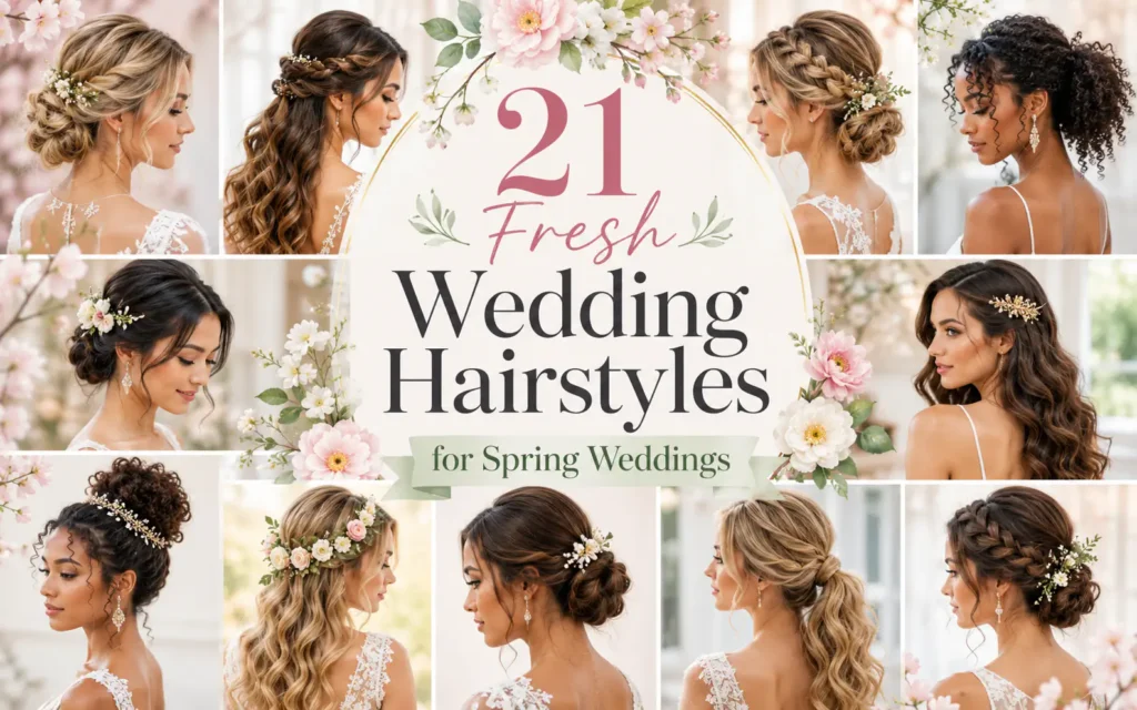21 Fresh Wedding Hairstyles for Spring Weddings