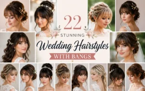 22 Stunning Wedding Hairstyles with Bangs