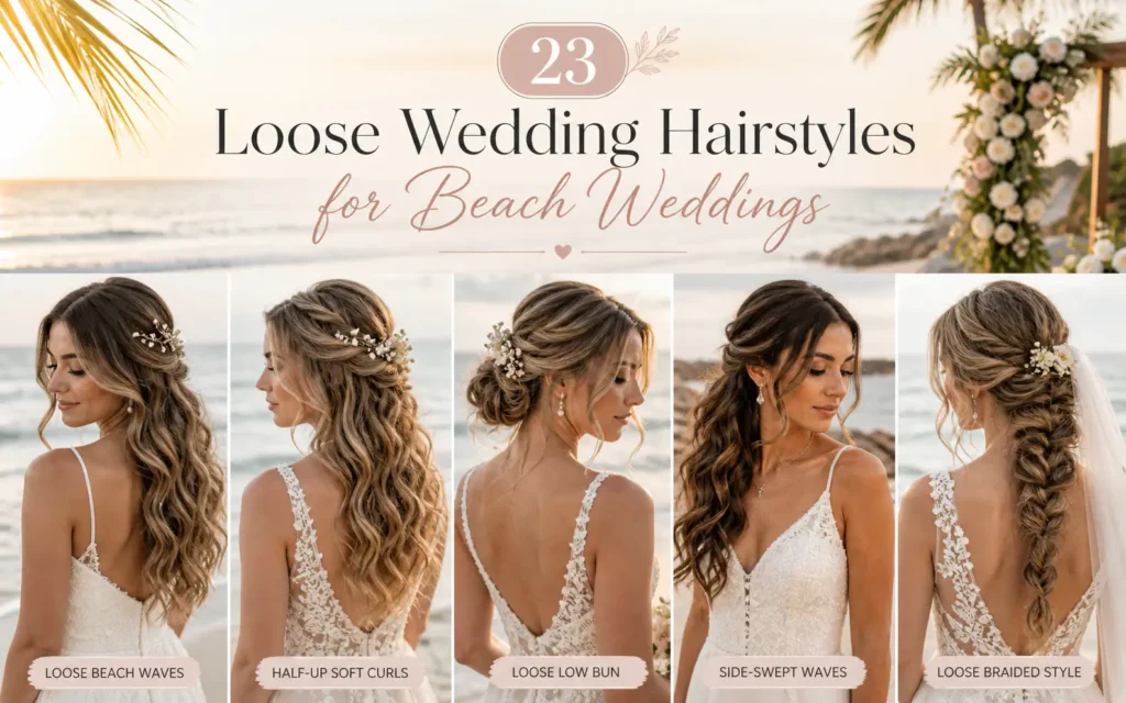 23 Loose Wedding Hairstyles for Beach Weddings