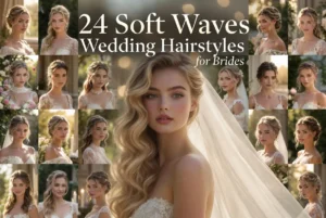 24 Soft Waves Wedding Hairstyles for Brides