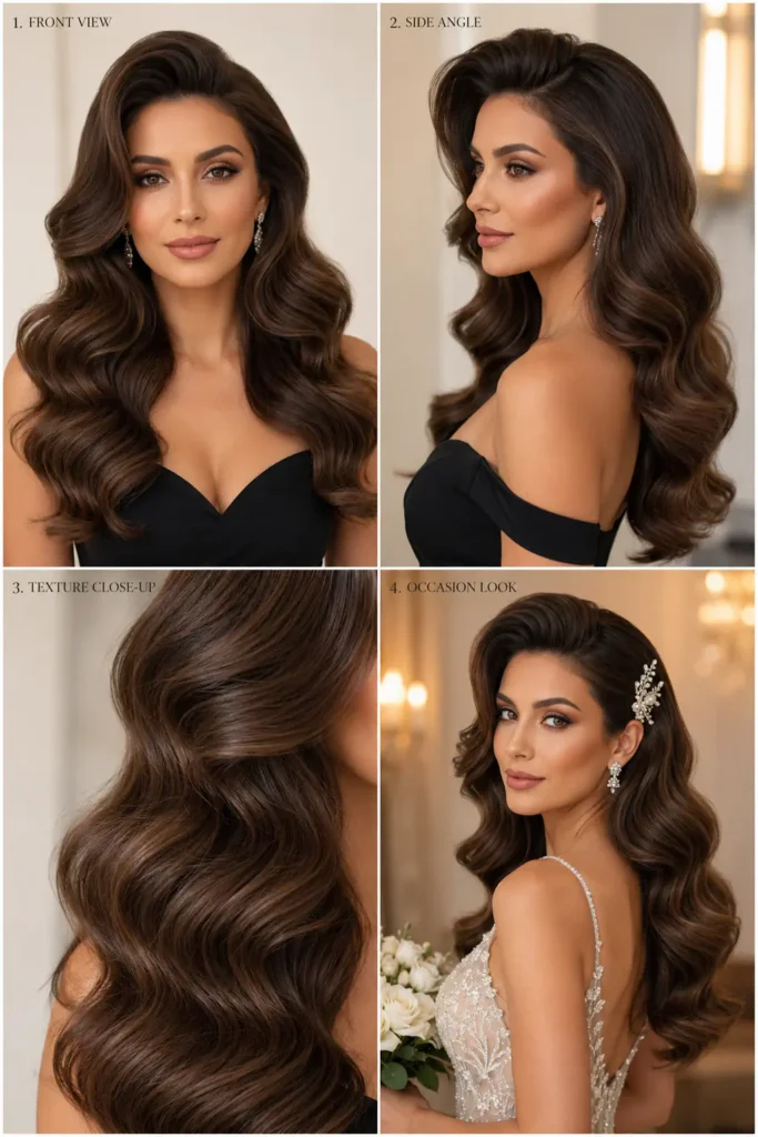 12. Soft Hollywood Waves with Root Lift