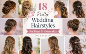 18 Pretty Wedding Hairstyles for Teen Bridesmaids