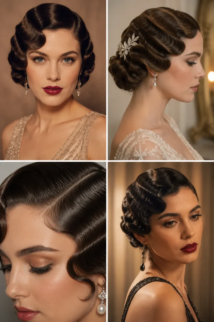 8. Vintage-Inspired Finger Waves
