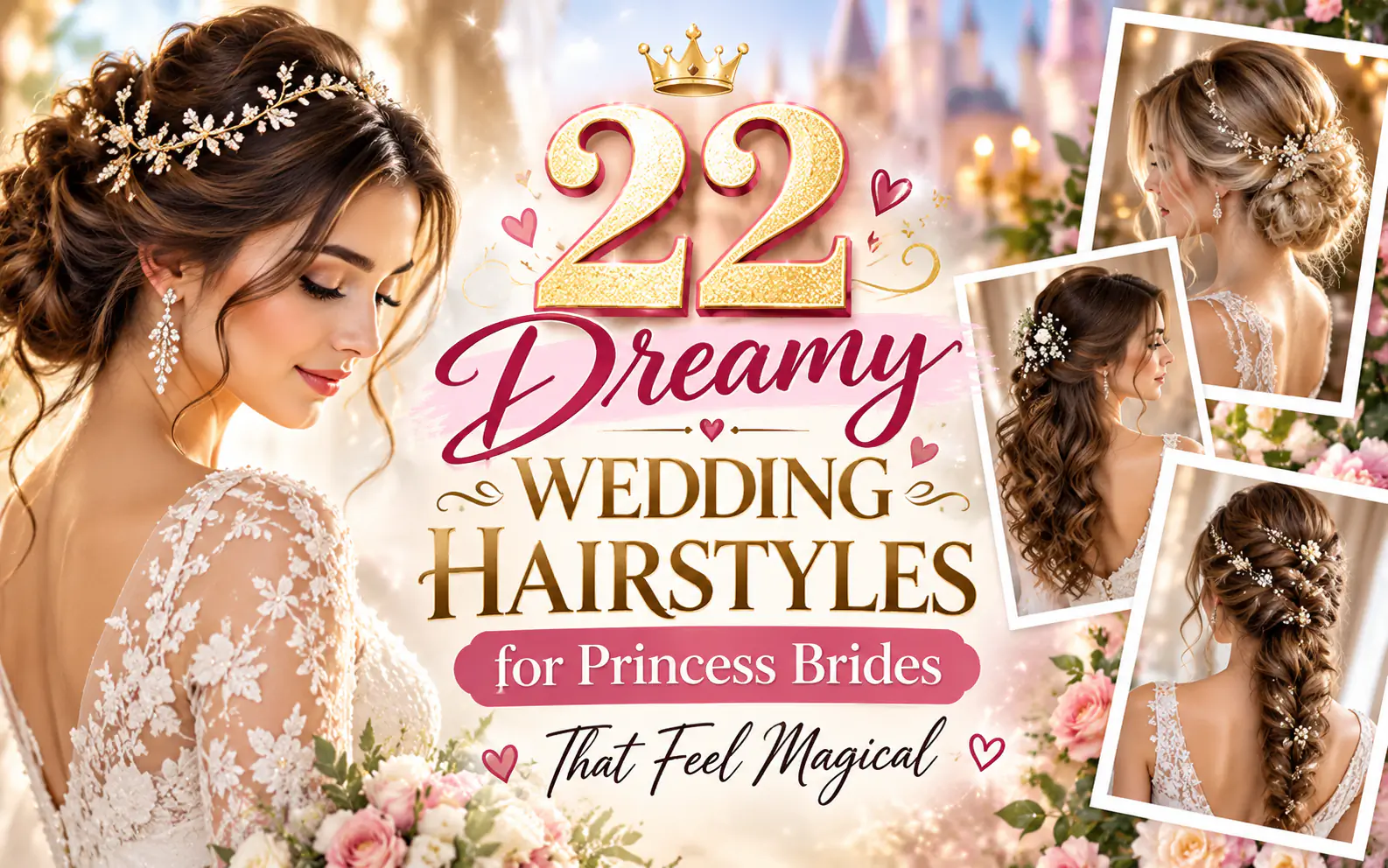 22 Dreamy Wedding Hairstyles for Princess Brides That Feel Magical